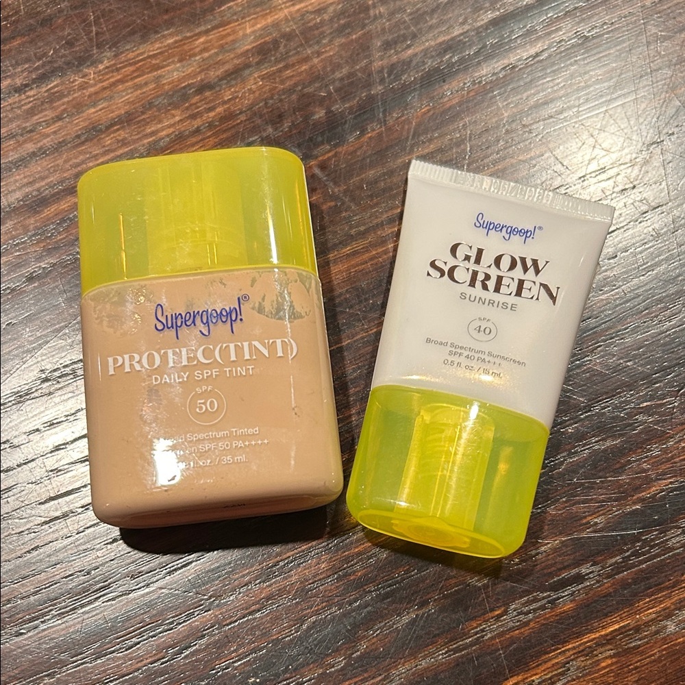 Supergoop! Protect(Tint) 22W and Glow Screen Set